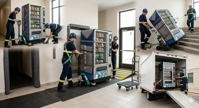 How to Move a Vending Machine Safely