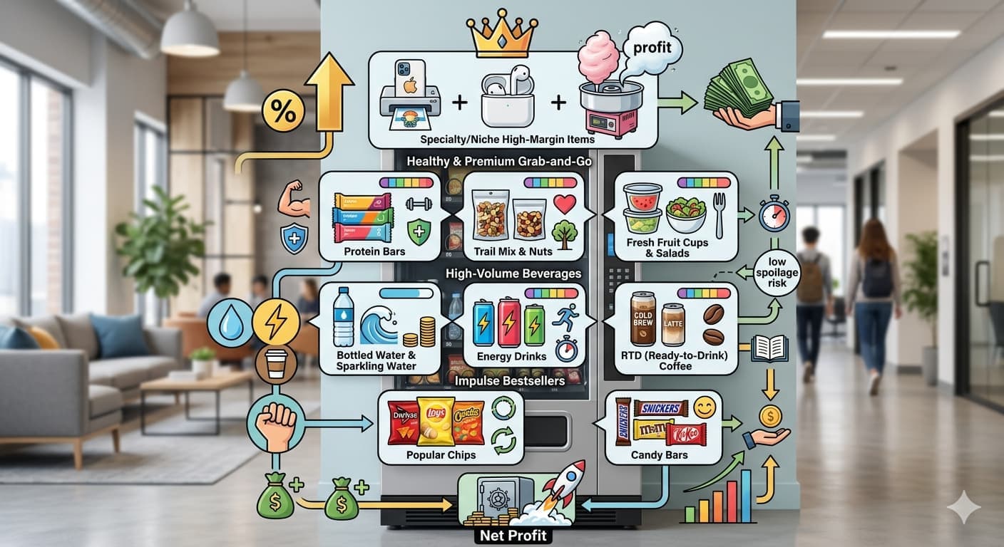 Most Profitable Vending Machine Items
