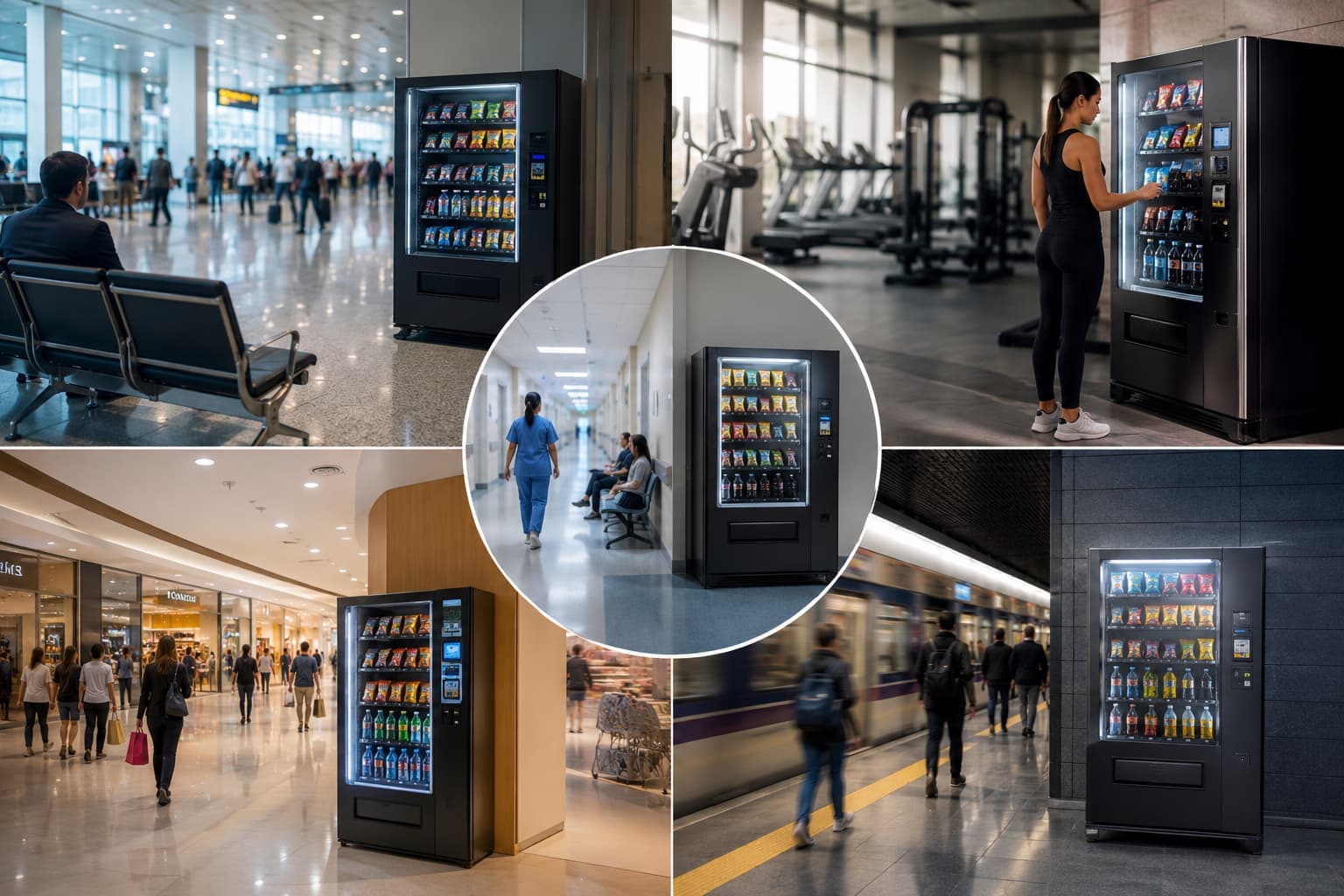 Top high traffic locations for vending machines