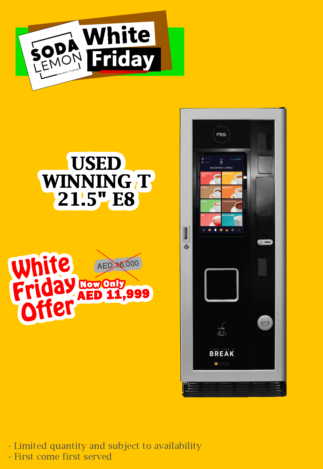 Used Winning T 21.5" E8