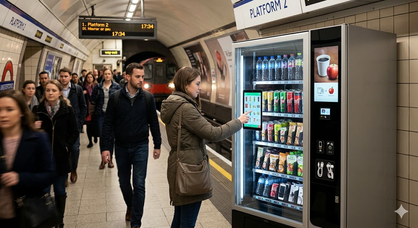Vending Machines in Metro Stations